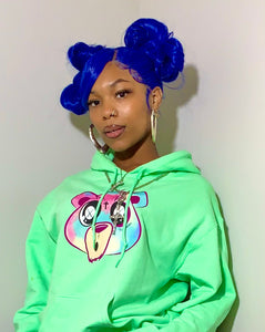 SOUR APPLE BEAR HOODIE